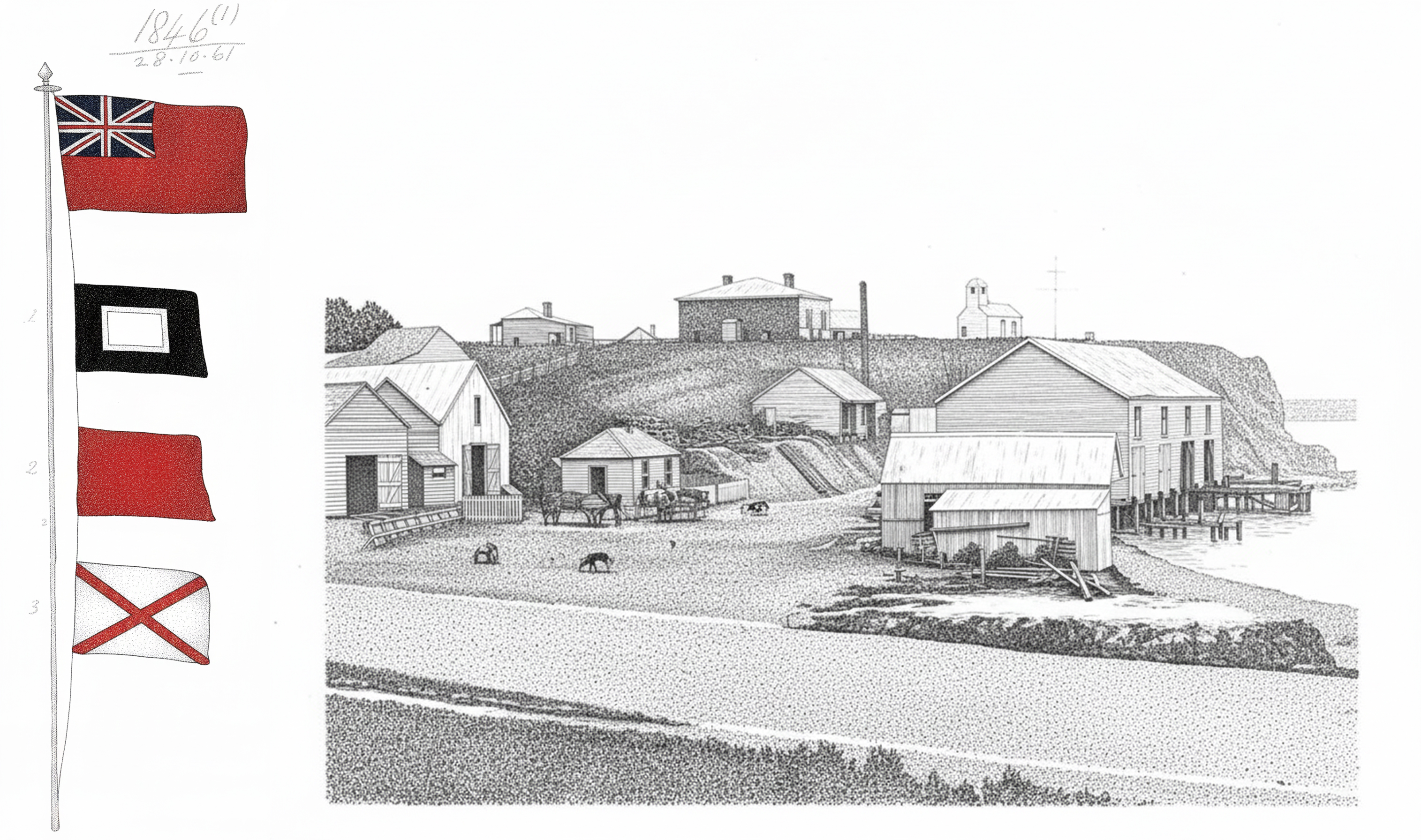 Belfield Woollcombes harbour flag instructions