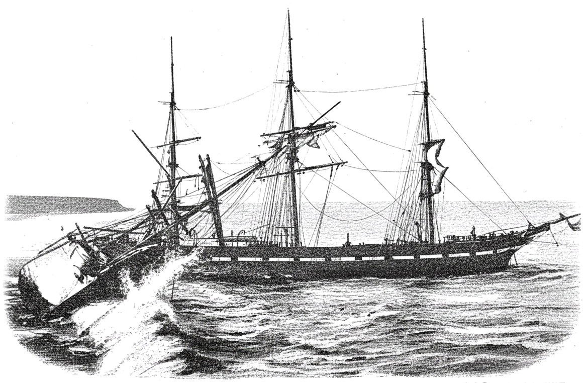 Black Sunday 14 May 1882 The Benvenue and City of Perth wrecks By J Dickie Brodie Collection La Trobe Picture Collection State Library of Victoria 9917507453607636