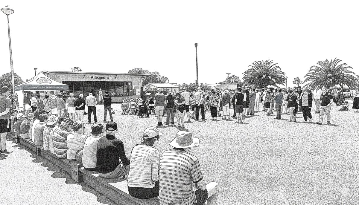 Crowd Gather to witness history when the boat was brought back to the bay