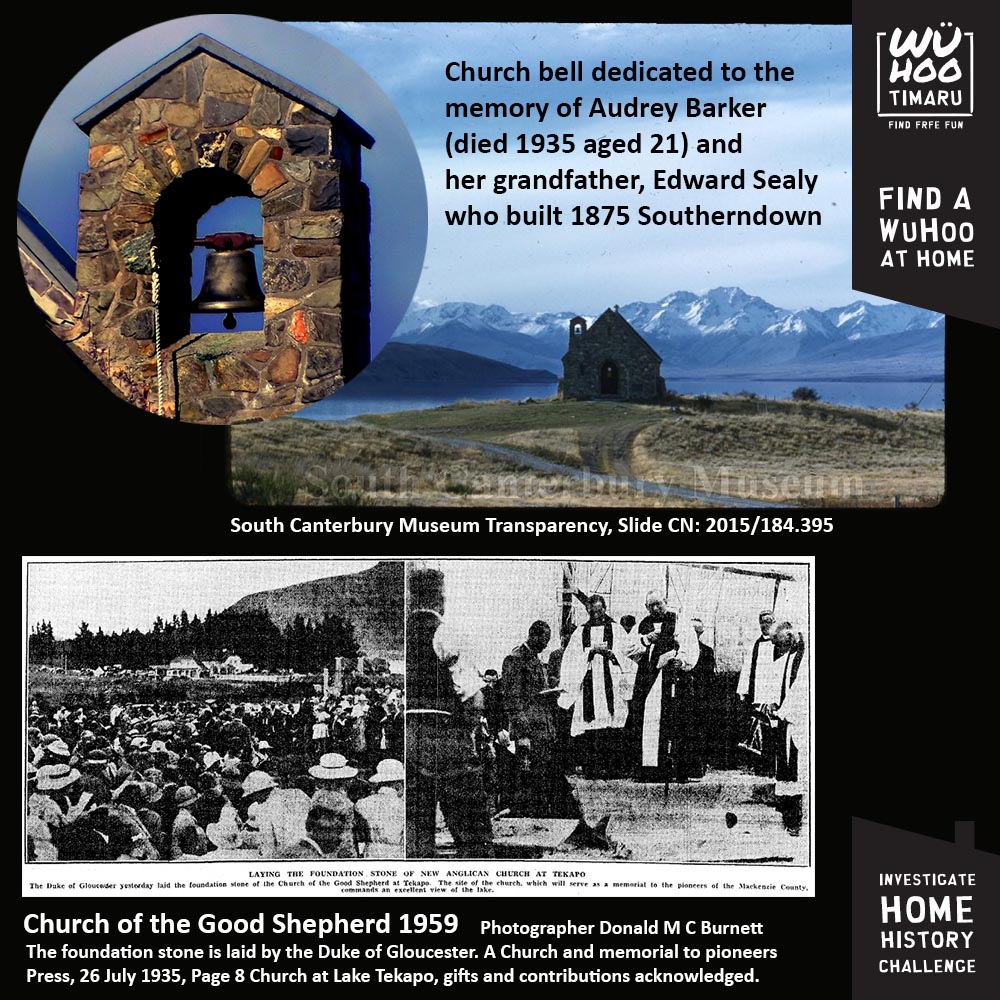 WuHoo InvestigateYourHomeChallenge LeCren ChurchOfTheGoodShepherd SealyAndBarker Bell