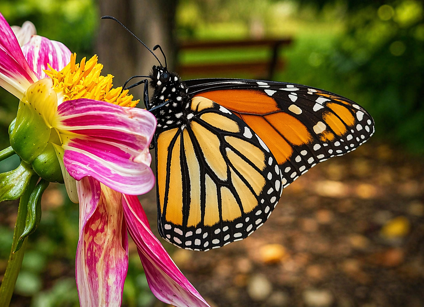 Timaru Botanic Gardens Monarch Butterfly Roselyn Fauth