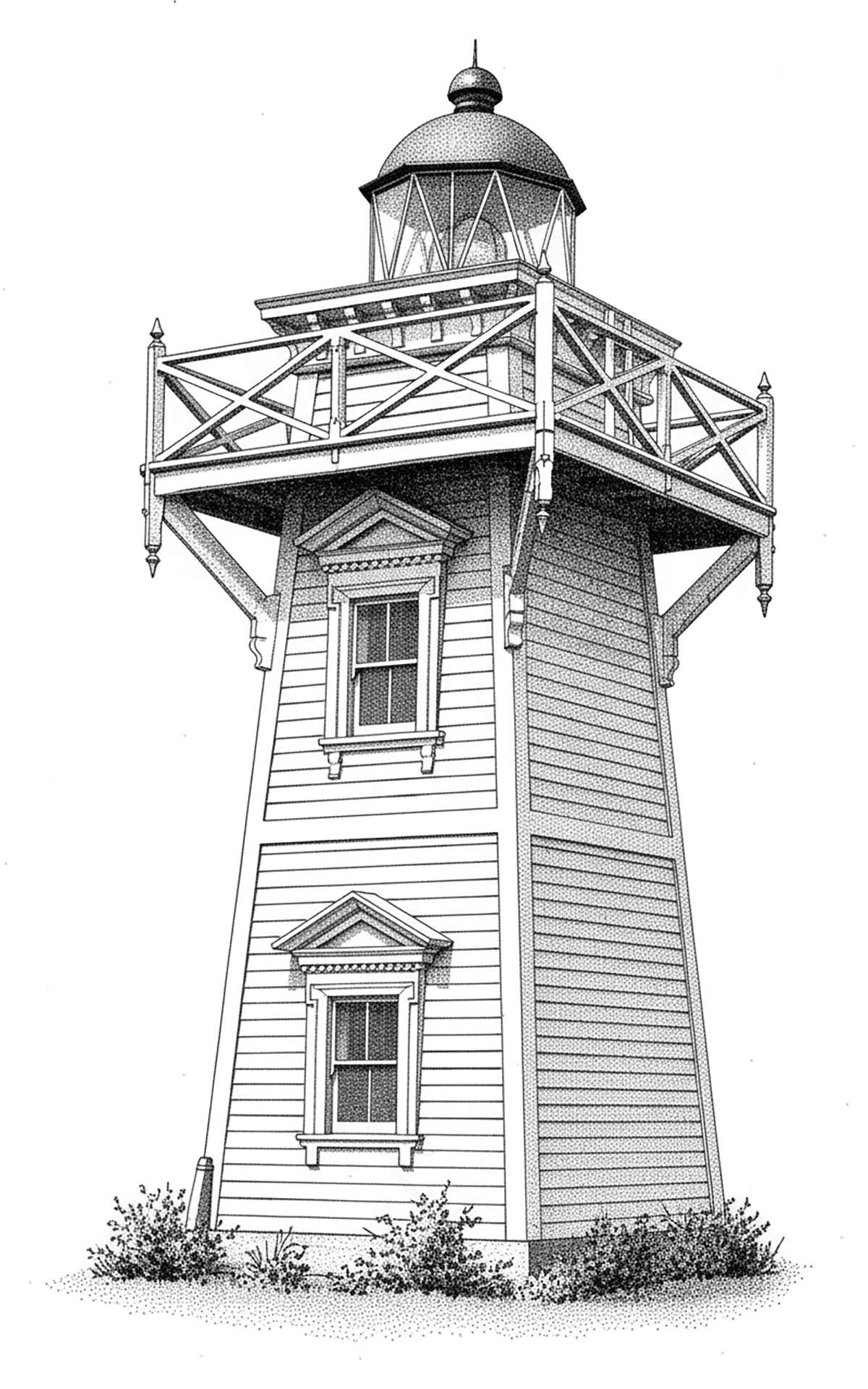 The Blackett Lighthouse at Timaru was built in 18771878