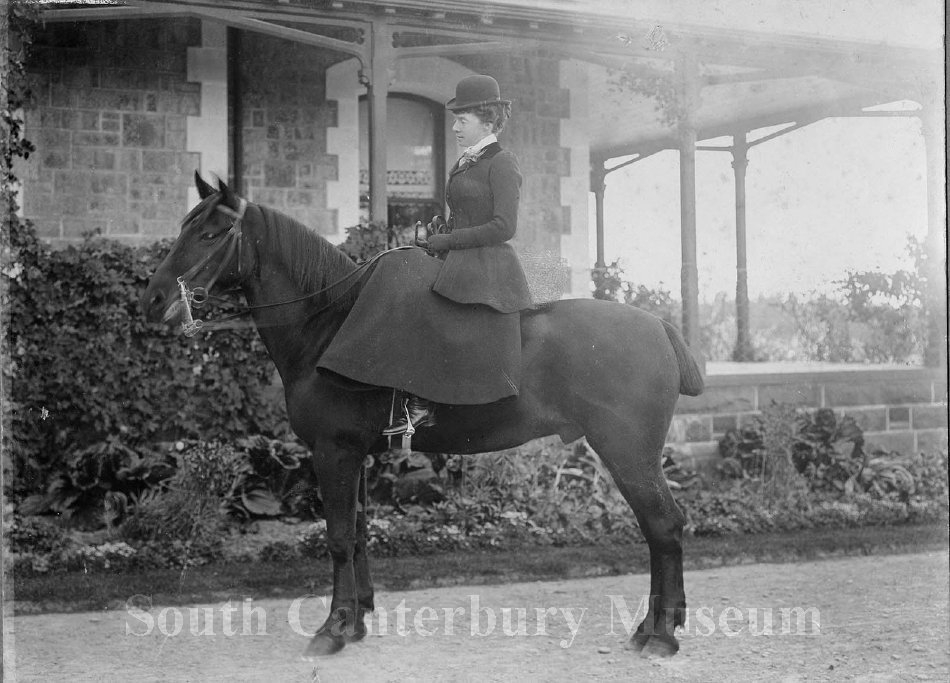 Alice Henrietta Rhodes at Claremont House south Canterbury Museum 1234a
