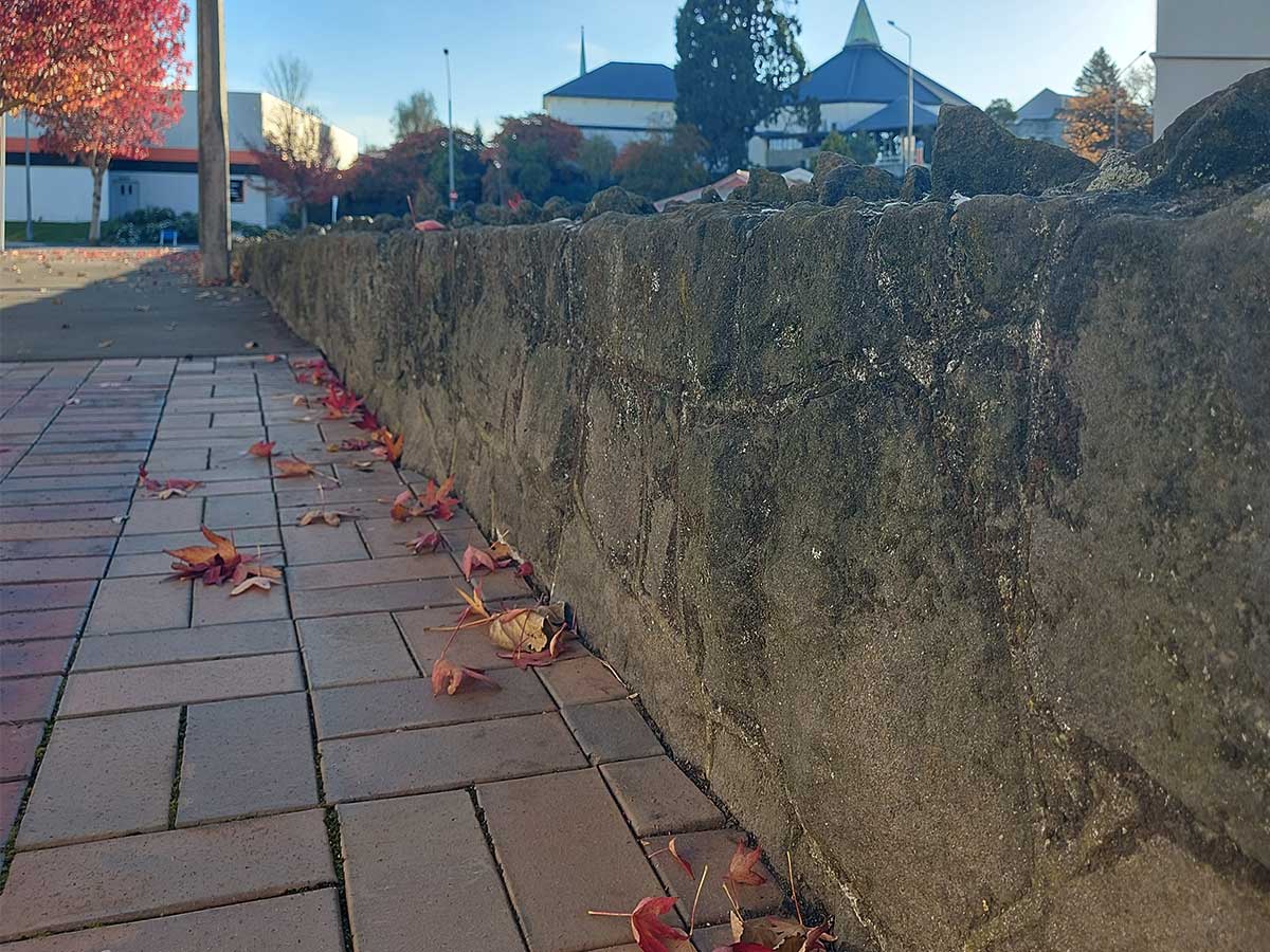 Bluestone Wall on King George Place Timaru RFauth 2026 162258