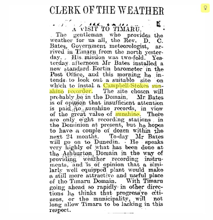 CLERK OF THE WEATHER Timaru Herald 10 September 1913 Page 4