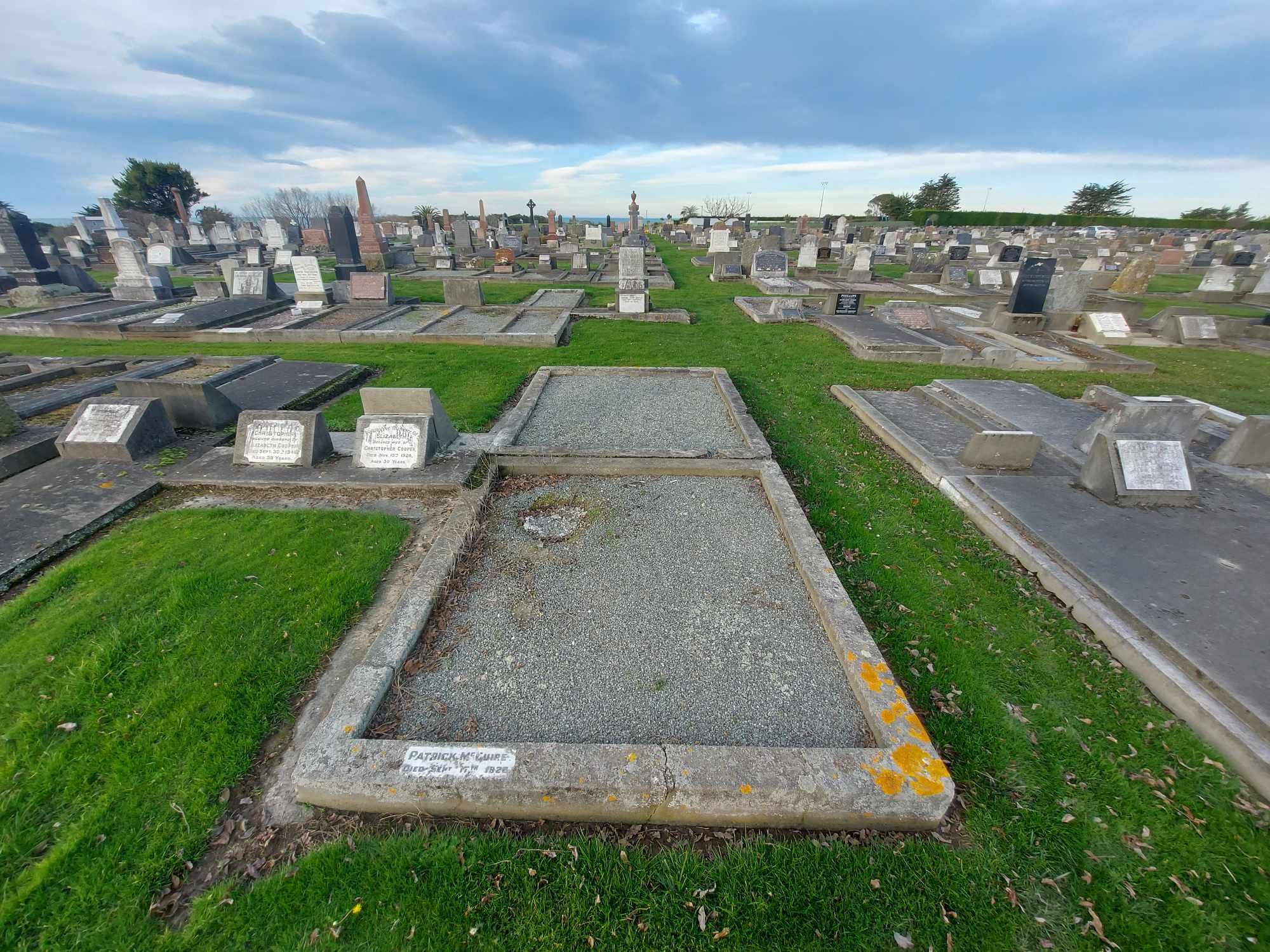 Catherine Agnes McGuires un marked Grave