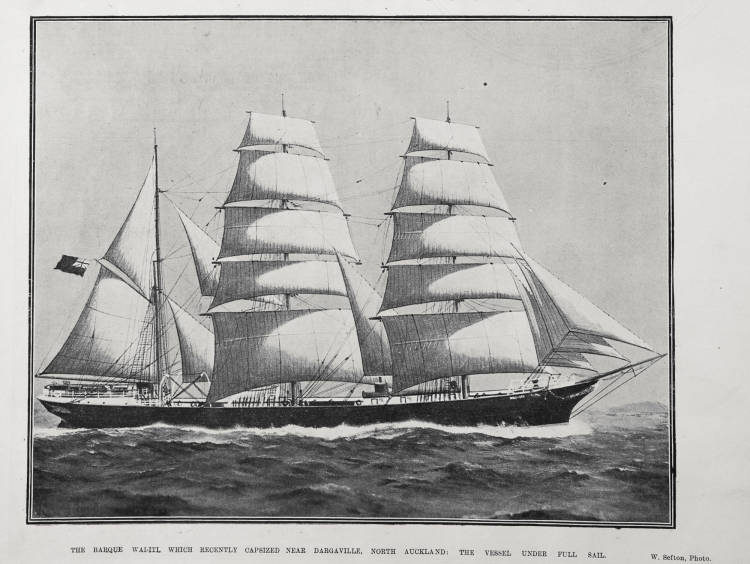 barque Wai iti full sail