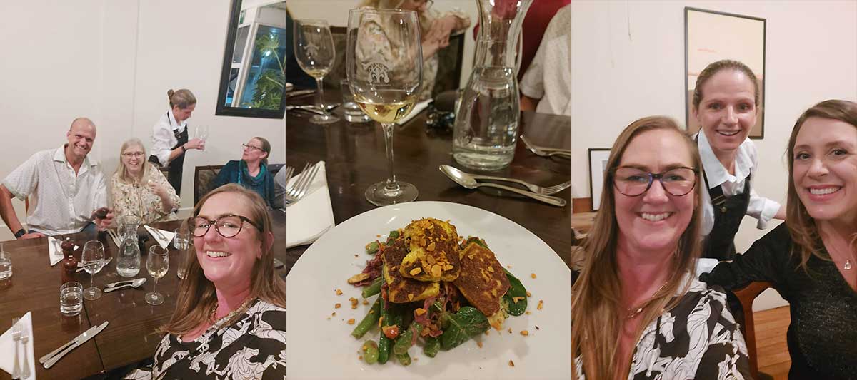 Dinner at the oxford Kelly Sweerus 