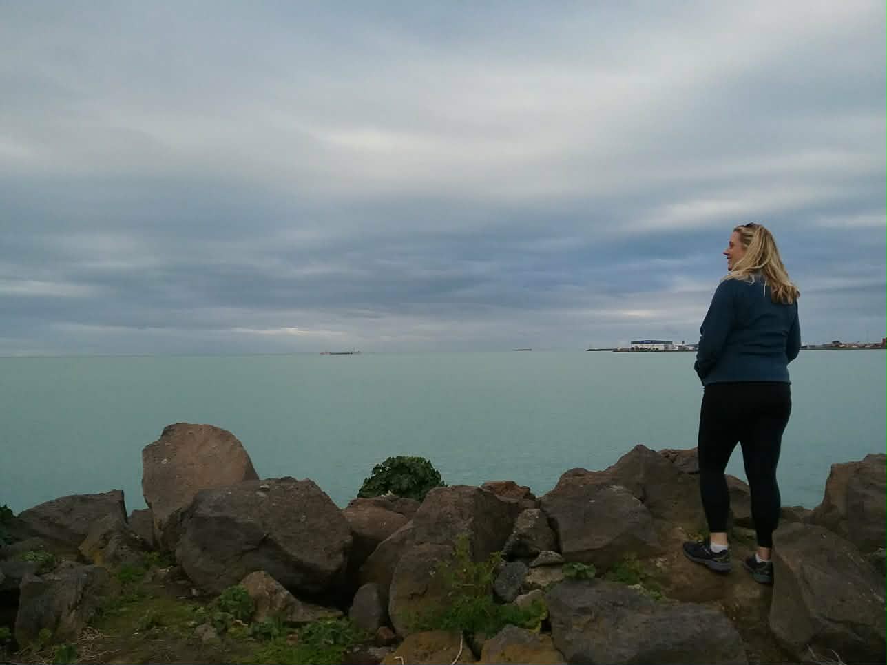 Dr Kelly Sweerus her first day in Timaru