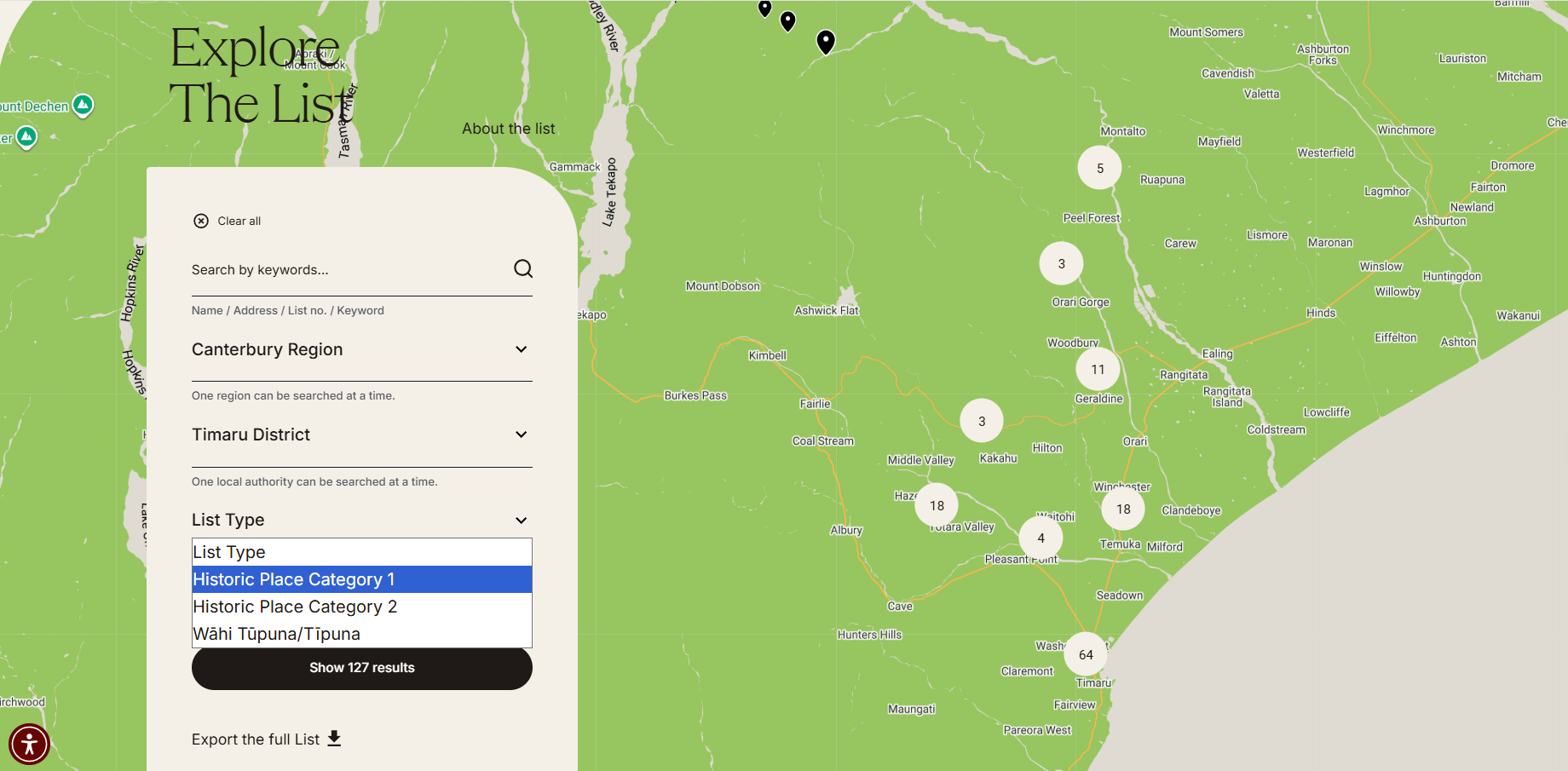 Heritage New Zealand Pouhere Taonga 2026 Screenshot