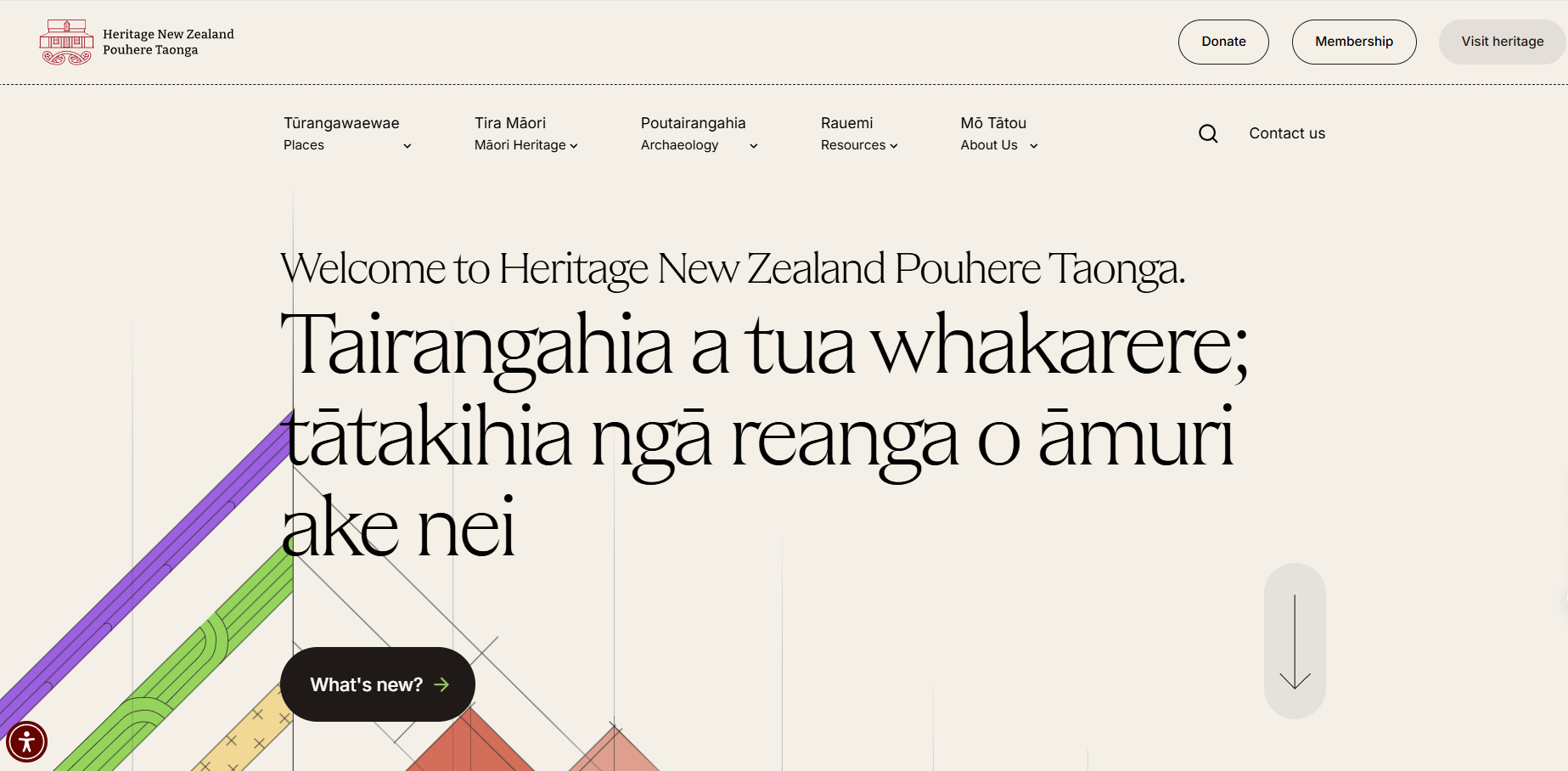 Heritage New Zealand Pouhere Taonga 2026 Screenshot homepage 2026