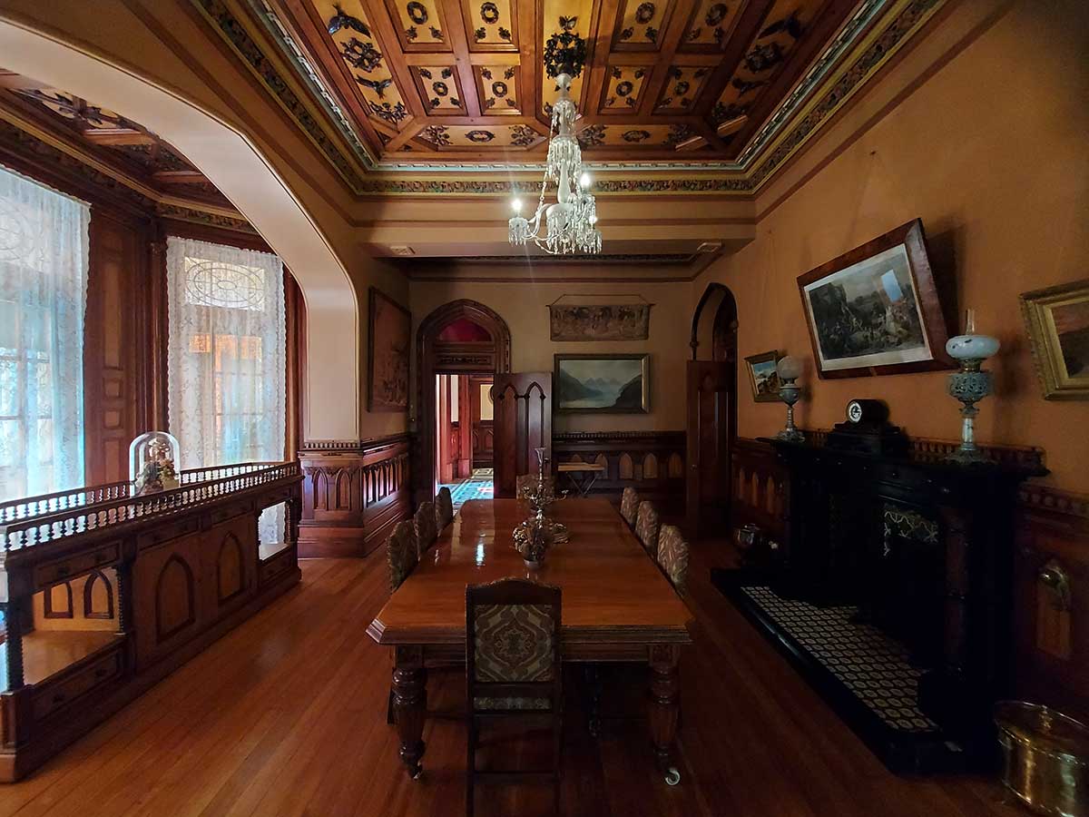 Larnarch Castle Dunedin by Roselyn Fauth dining room 2 20260119 110640