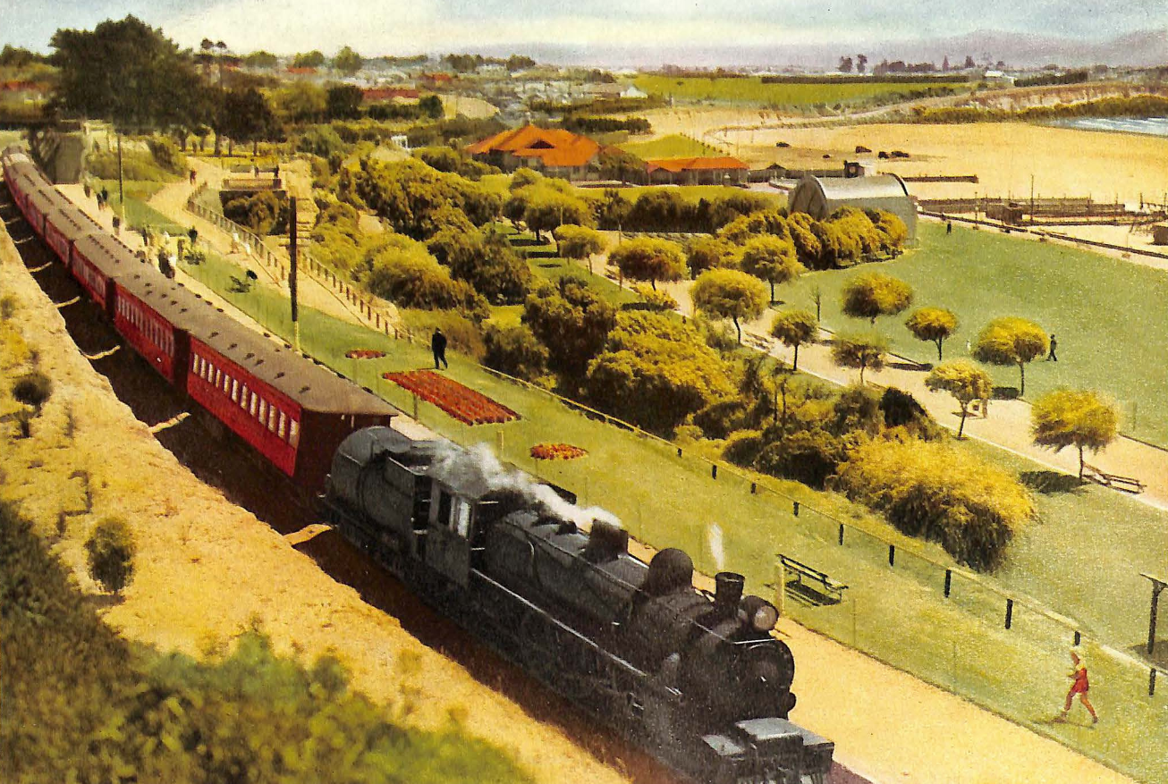 Publicity Branch New Zealand Railways Caroline Bay Timaru 1937 Aoraki Heritage Collection