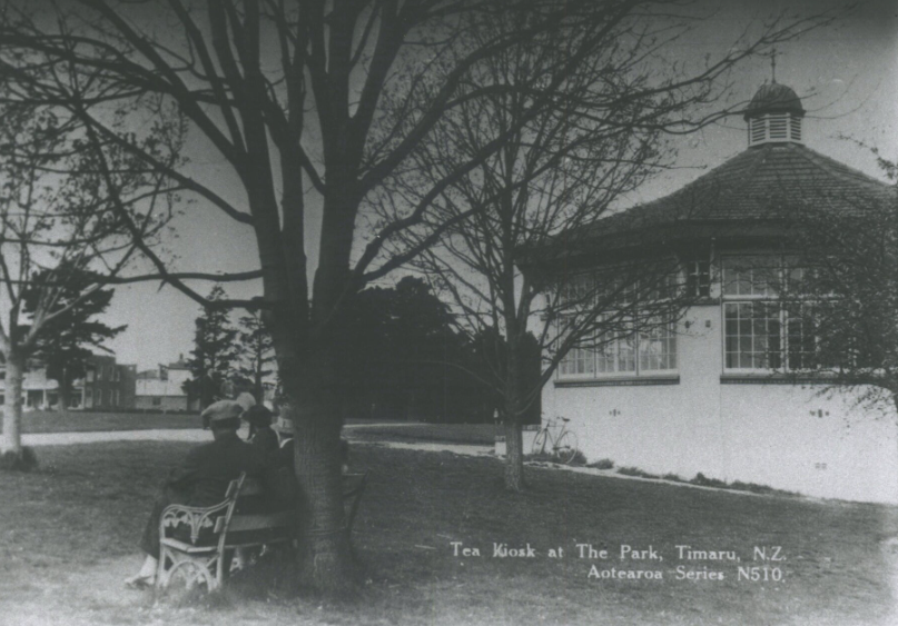 Tea Kiosk at the Park now called Timaru Botanic Gardens