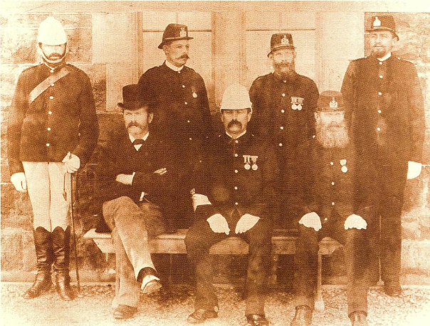 Timaru police station 1889