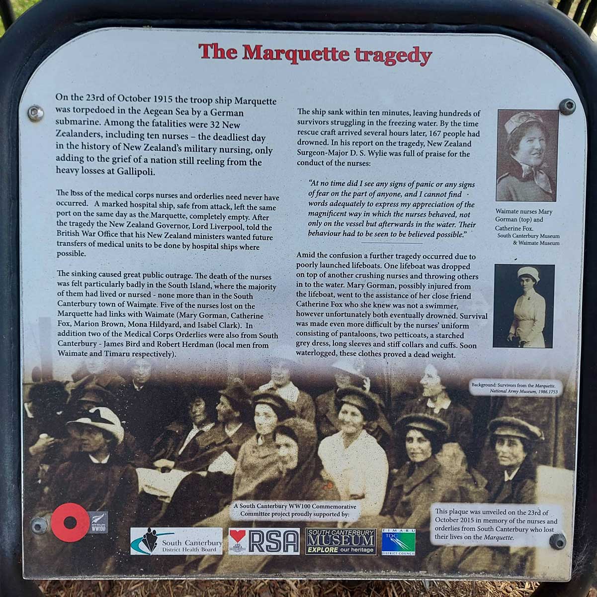 WuHoo Timaru Botanic Gardens Gallipoli Red Pine