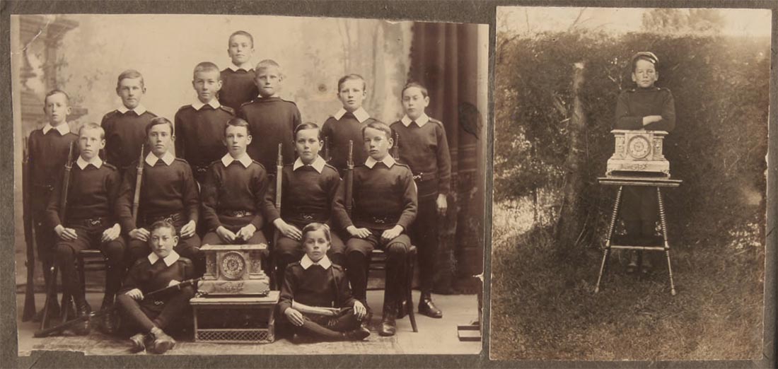 Waimataitai School cadets circa 1909