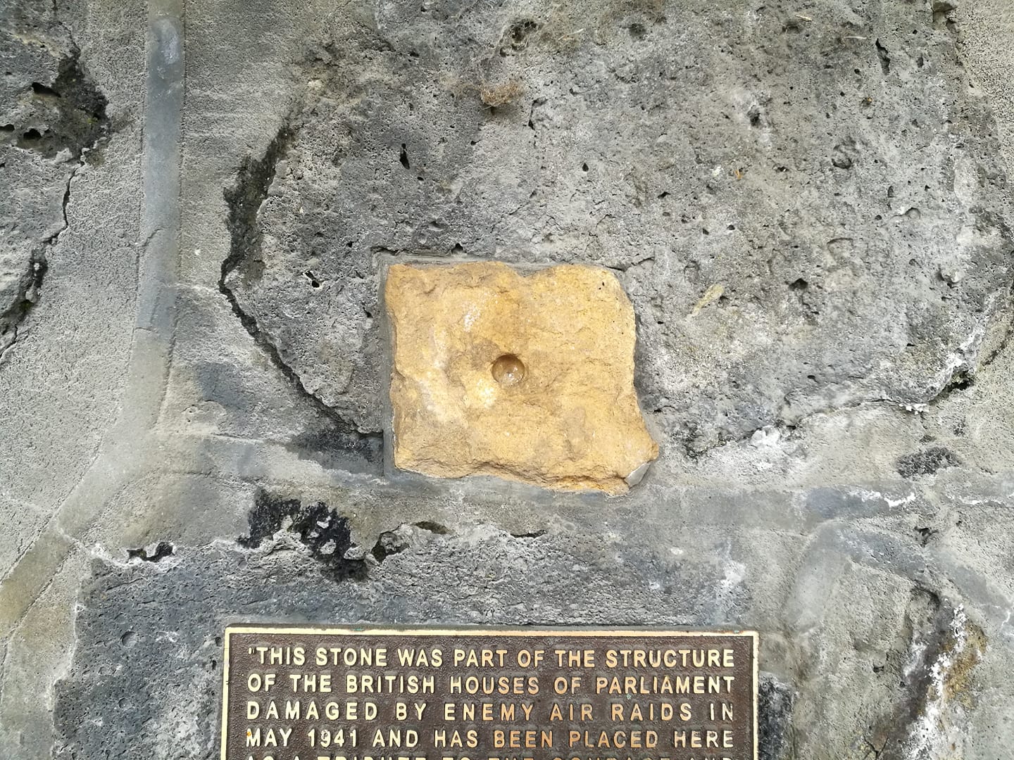 Parliament Stone from War