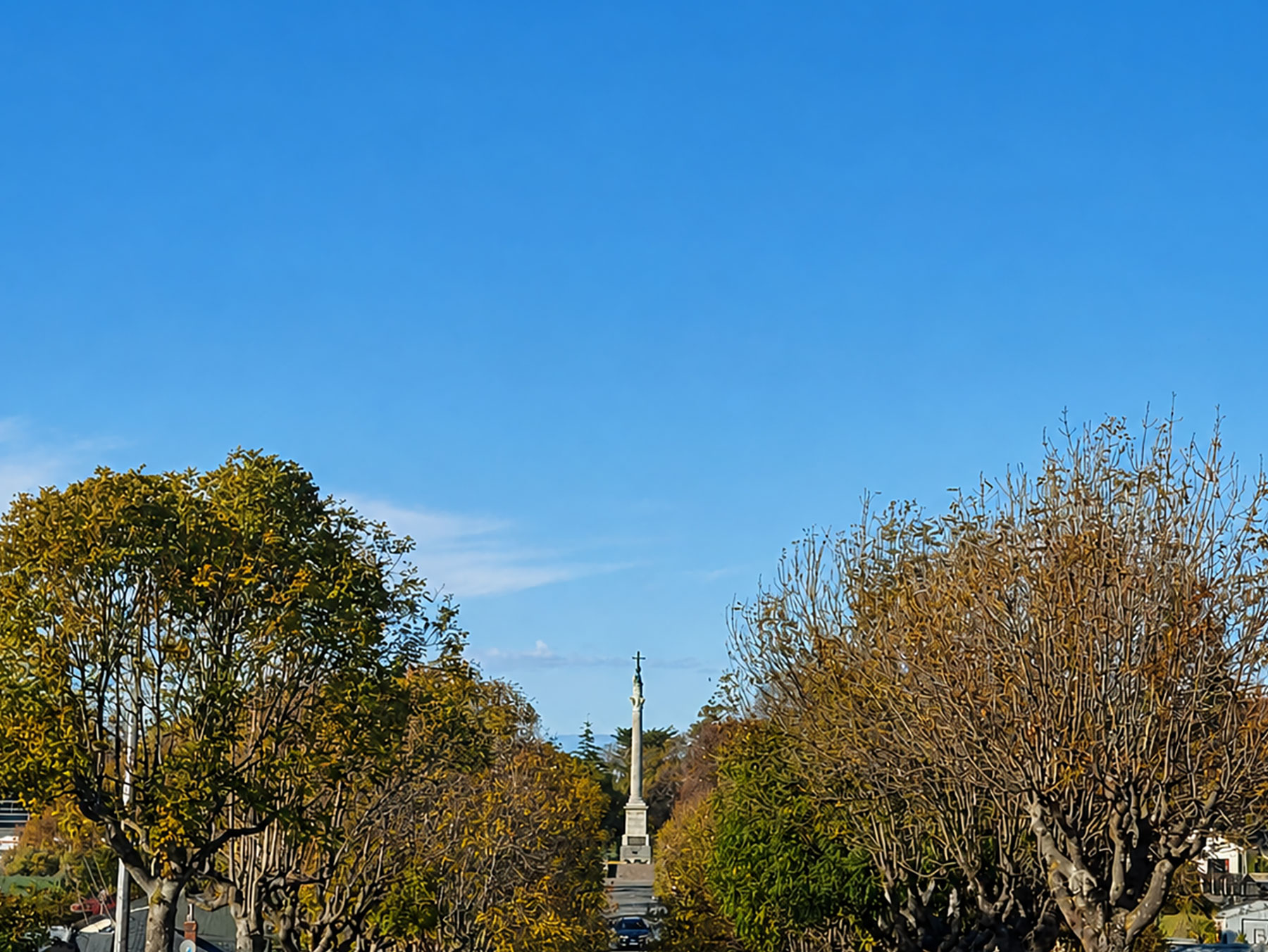 Timaru War tour MemorialAveTimaru andMonument RoselynFauth 2026 093123